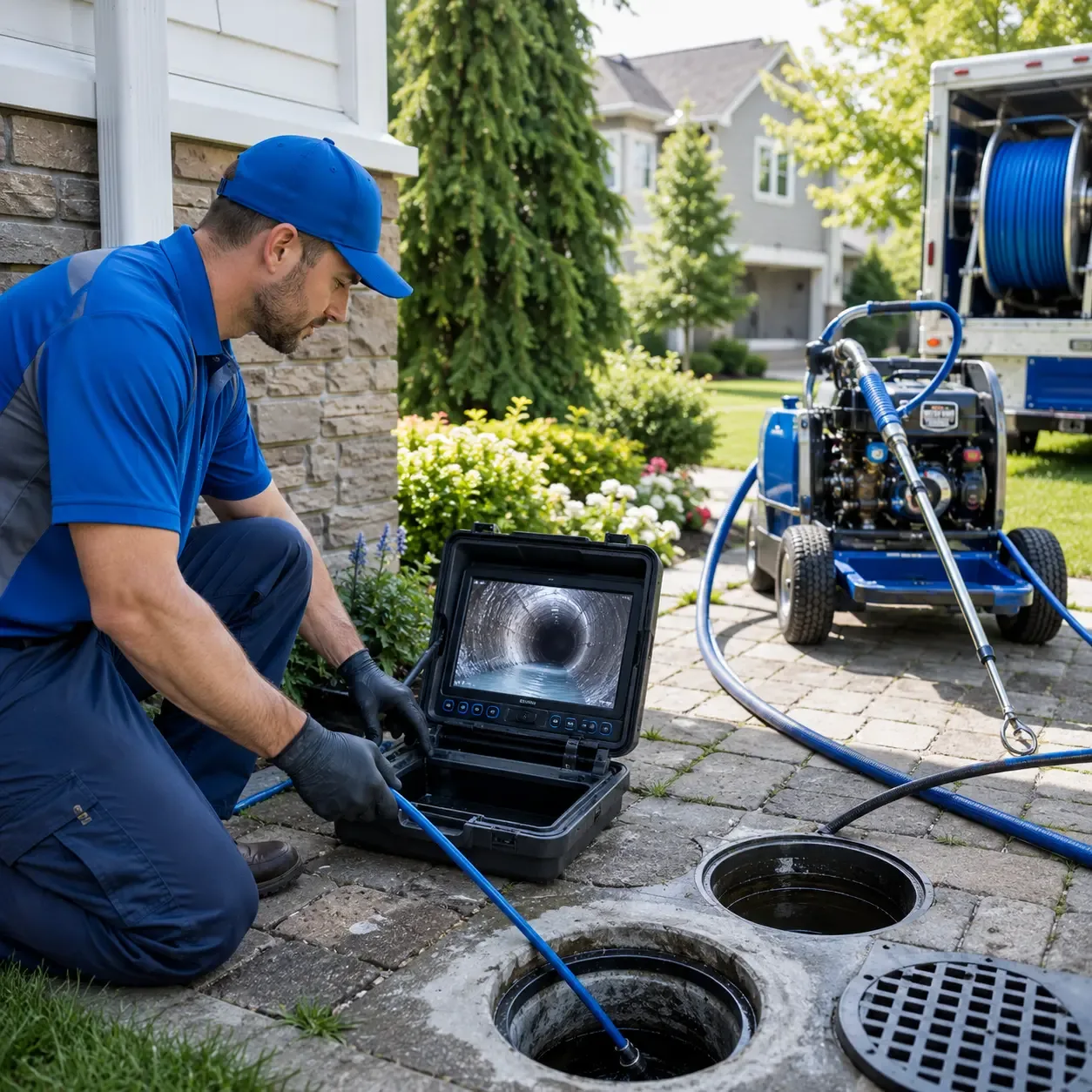 Outdoor drain cleaning professionals serving Lauderdale, MS