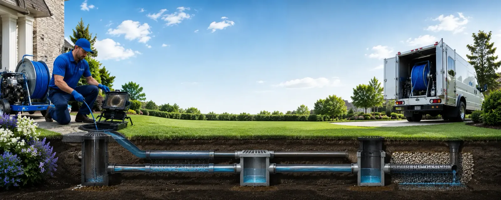 Outdoor drain cleaning information for Lauderdale, MS